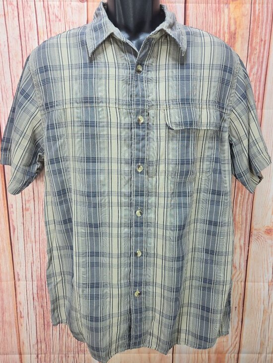 The North Face Mens Button-Up Short Sleeve Shirt Medium - Picture 1 of 11